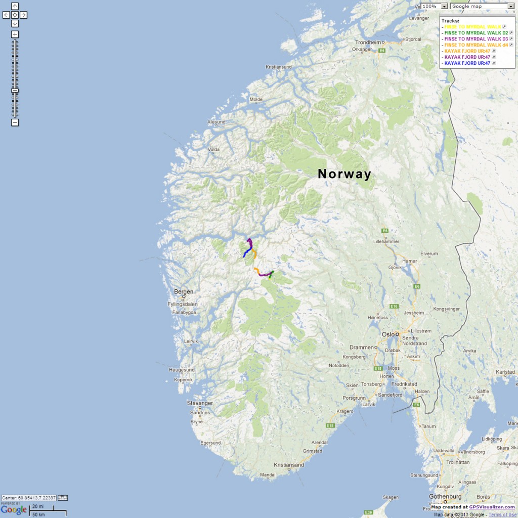 Les randos a l’échelle de la Norvege
