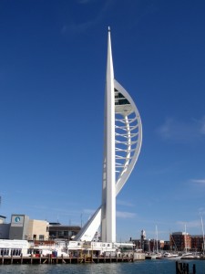 La tour "Spinnaker" de Portsmouth.